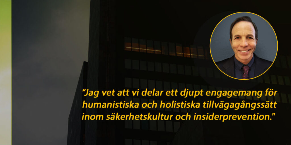 Dr. Eric Lang - Expert inom insiderprevention och beteendevetenskap