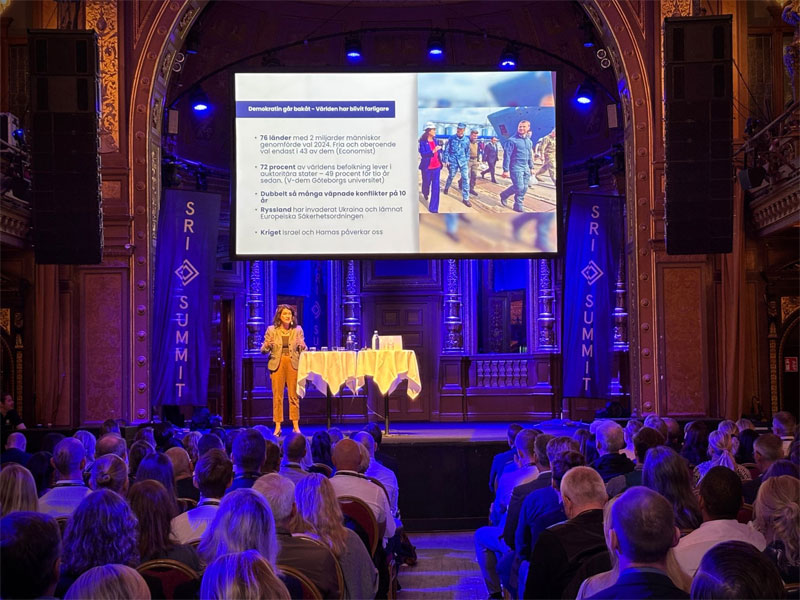 Ann Linde - Analys av världsläget - SRI Summit